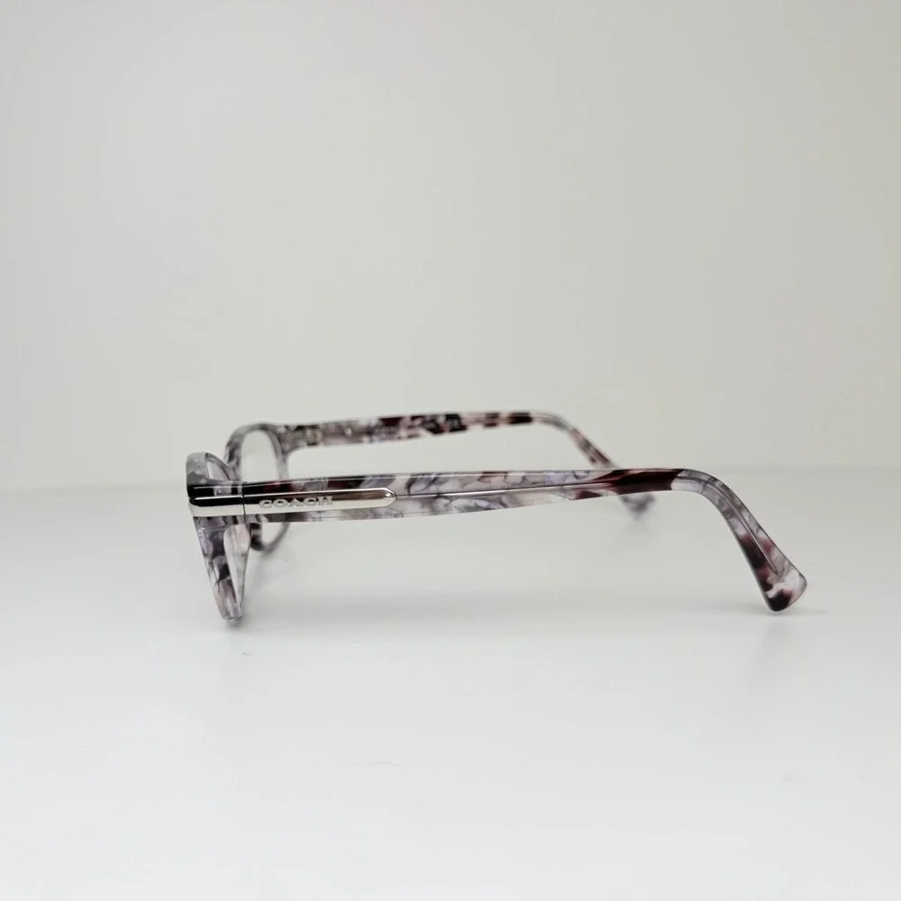 Coach HC6065 5548 Purple Tortoise Eyeglasses Frames 51-17-135 w/ Case